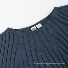 20ALSW011 ladies knit dress seamless wholegarment sweater ribbed knitwear dress sweater
